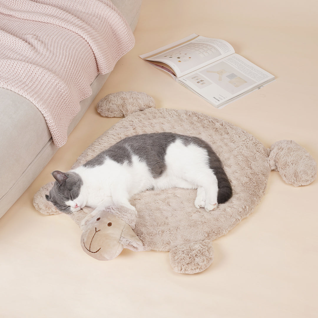 Sheep Design Cat & Dog Calming Bed Mat