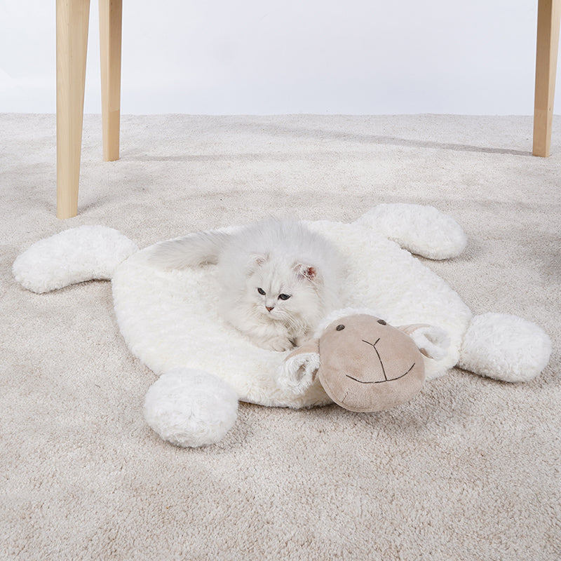 Sheep Design Cat & Dog Calming Bed Mat