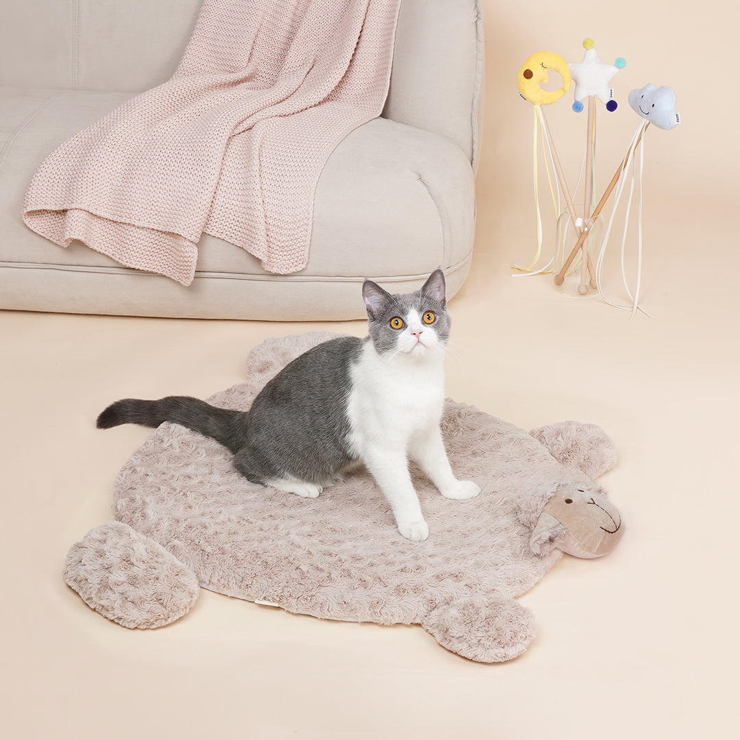 Sheep Design Cat & Dog Calming Bed Mat