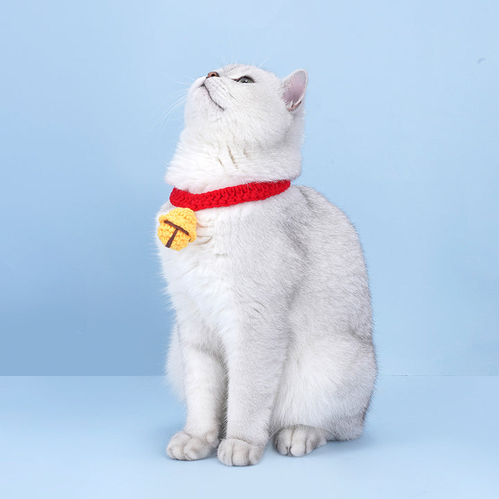 Crochet Cat & Dog Doraemon Collar