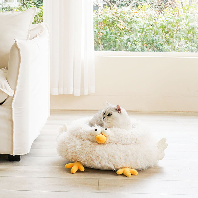 Chicken Cat & Dog Calming Bed