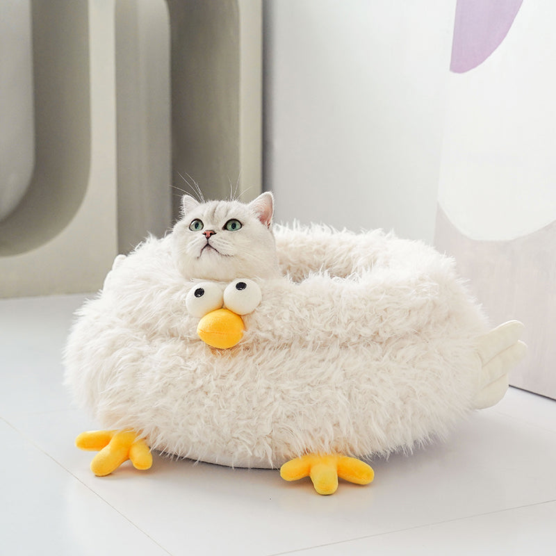 Chicken Cat & Dog Calming Bed